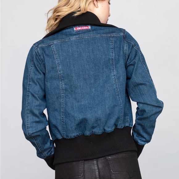 Kimes Ranch Jackets & Coats Kimes Ranch L Rosie Denim Western